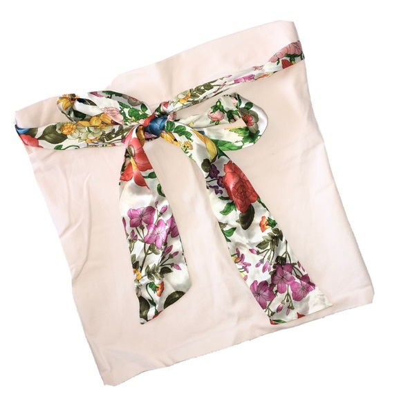 Bordeaux Tops - new Bordeaux 𑁍 Seamless Tube Top 𑁍 with Floral Satin Ribbon 𑁍 Baby Pink XXS-L